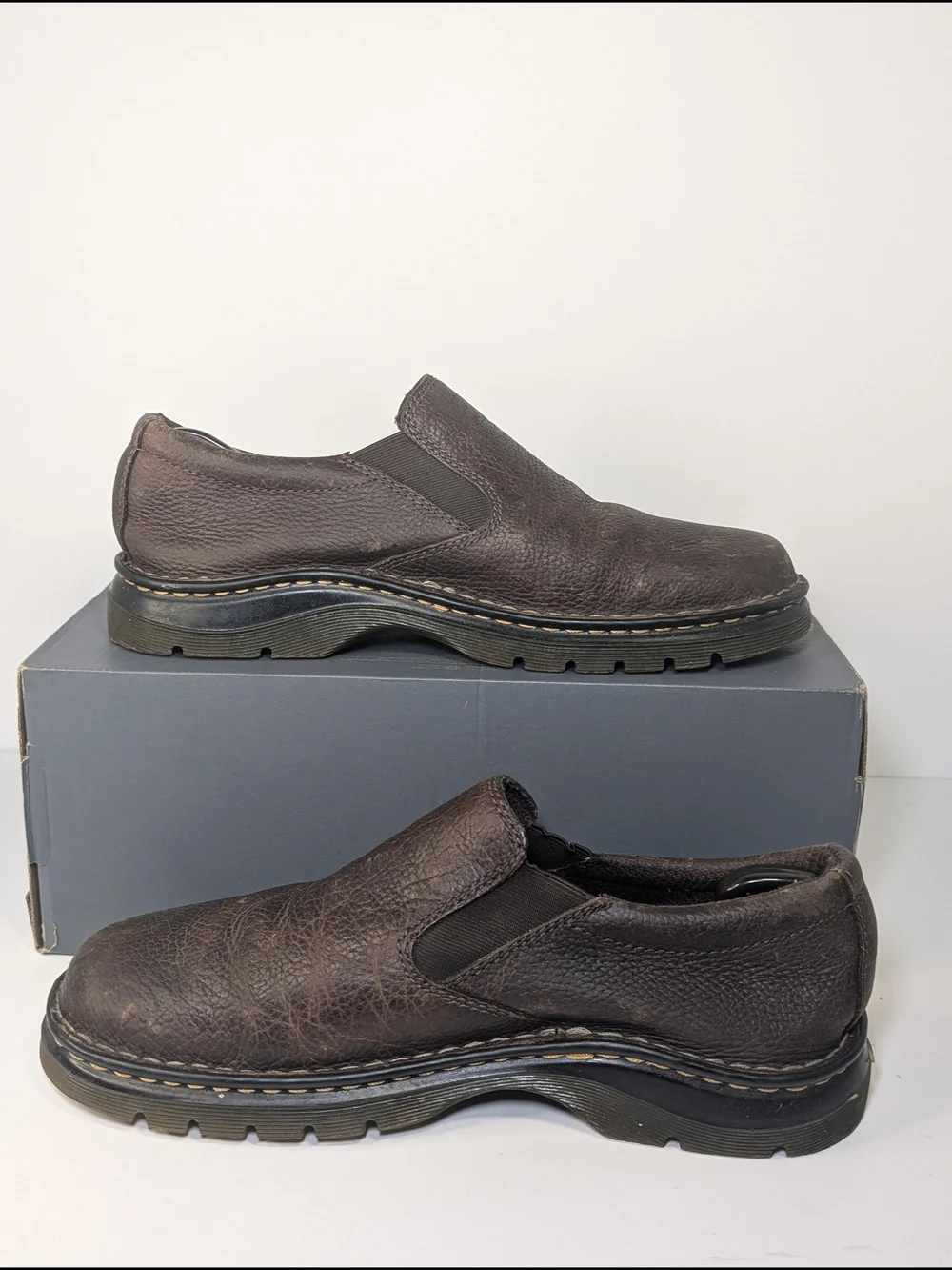 Dr. Martens Bryce Men’s Size 10 Brown Slip On Loafers
